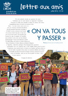 Lettre aux amis de la fondation de L'Arche n°43 : On va tous y passer