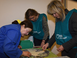 mobiliser ses collaborateurs : Atelier mosaïque avec les collaborateurs d’AXA